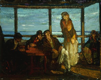 Un porche, Provincetown, c.1930-35 de Richard Emil Miller