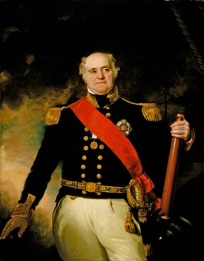 Sir Thomas Masterman Hardy, Vicealmirante de la Armada (1769-1839) de Richard Evans