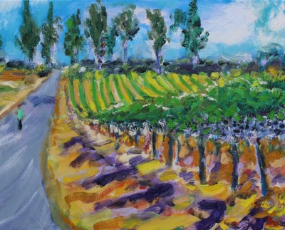 Un Paseo en la Región Vinícola, Napa de Richard Fox