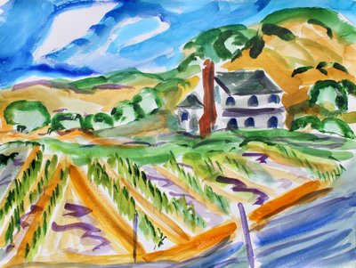 Casa en Dealy Lane, Napa, 2018 de Richard Fox