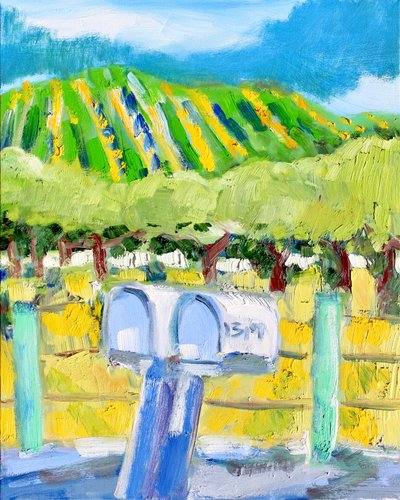 Buzones y Viñedo, Napa de Richard Fox