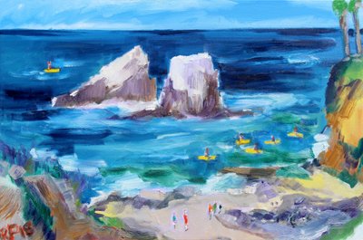 Roca de la foca, Laguna, 2018 de Richard Fox