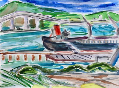 Barco a la Orilla de Richard Fox