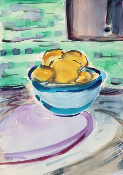 Naturaleza muerta con limones, 2020 de Richard Fox