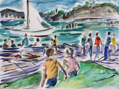 Paseo marítimo de Tiburón, 2017 de Richard Fox