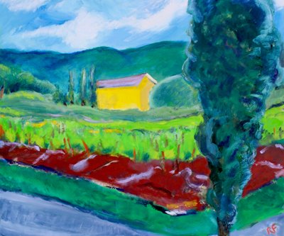 Casa amarilla, Sonoma, 2017 de Richard Fox
