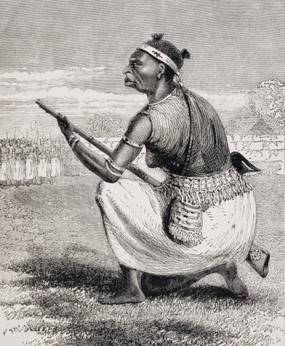 El oficial en jefe de la Brigada de Amazonas de Richards, de 