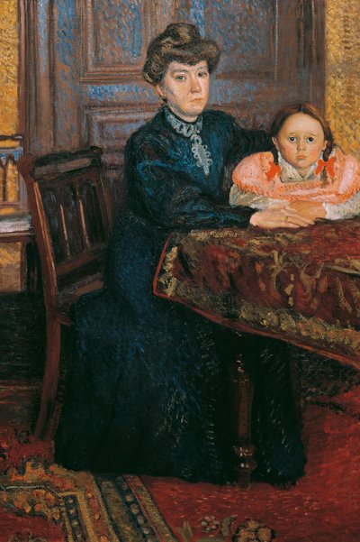 Mujer con niño (Mathilde Schönberg con su hija Gertrud) de Richard Gerstl