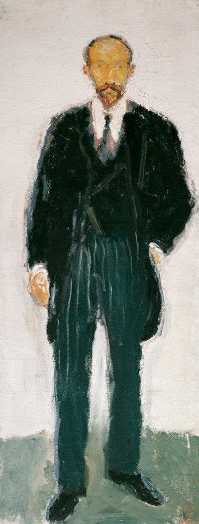 Profesor Ernst Diez, antes de 1907 de Richard Gerstl