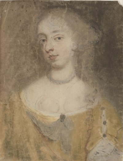 Retrato de cabeza y hombros de una dama de Richard Gibson