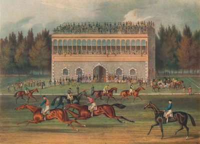 Tribuna de Goodwood. Preparándose para empezar, 1836 de Richard Gibson Reeve