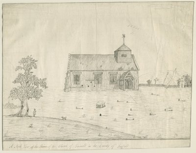 Iglesia de la Despedida: dibujo a pluma, nd [?finales del siglo XVIII] (dibujo) de Richard Greene