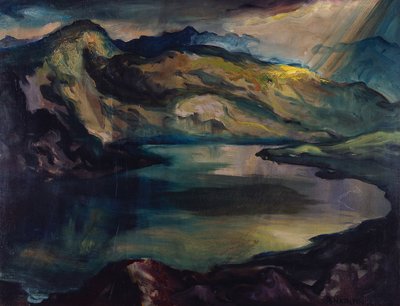 lago de montaña de Richard Harlfinger