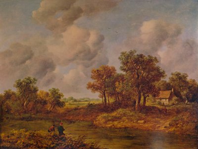 Cerca de Henley-on-Thames, siglo XIX, 1935 de Richard Hilder