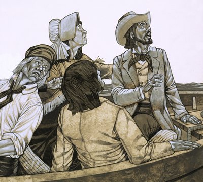 Historias populares de América: La serpiente marina de Gloucester. de Richard Hook