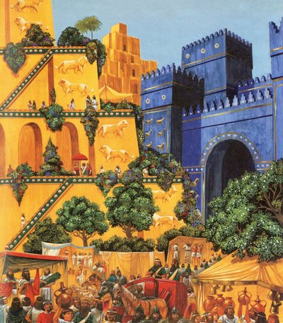Jardines colgantes de Babilonia de Richard Hook