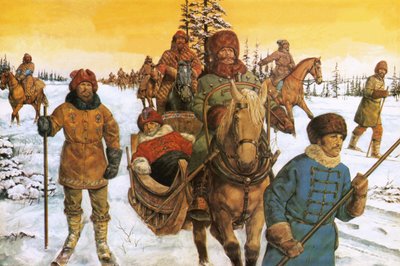 Iván el Grande en trineo de Richard Hook