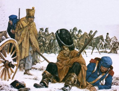 La retirada de Napoleón de Moscú de Richard Hook