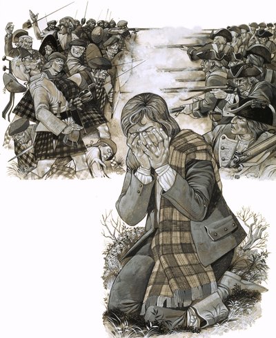 La batalla de Culloden de Richard Hook