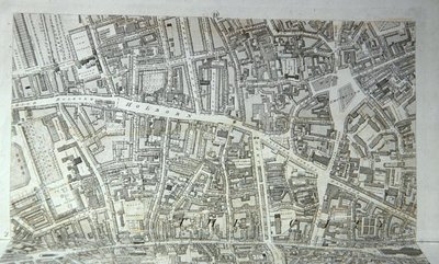 Plano de la Ciudad de Londres, publicado en 1813 de Richard Horwood