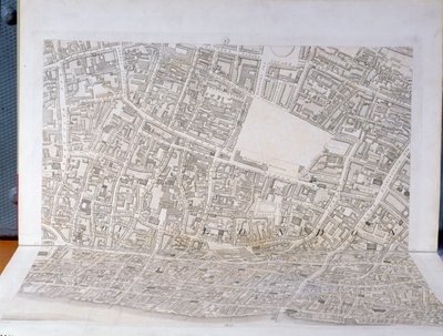 Plano de la Ciudad de Londres, publicado en 1813 de Richard Horwood