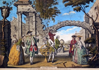 Astronomía, c. 1750 de Richard Houston