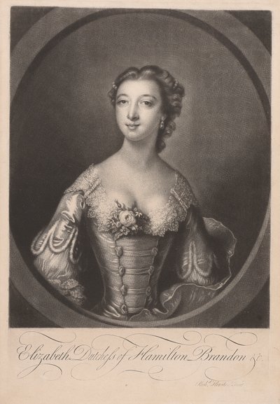 Elizabeth Duquesa de Hamilton Brandon de Richard Houston