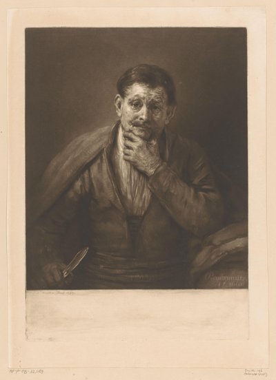 Hombre con un cuchillo
El apóstol Bartolomé de Richard Houston