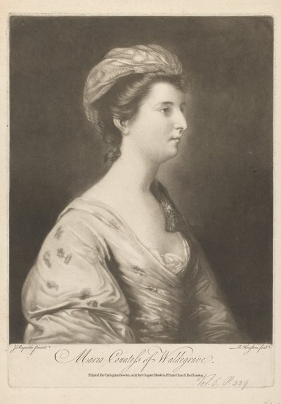 María, Condesa Waldegrave de Richard Houston