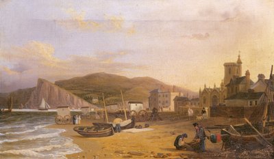 Vista general de Teignmouth, 1820 de Richard Hume Lancaster