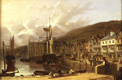 Vista de Dartmouth, Devon de Richard Hume Lancaster