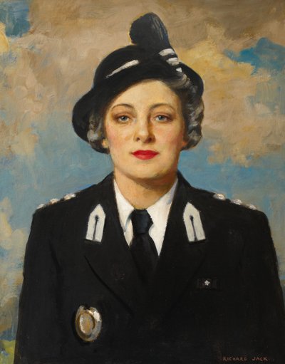 Muriel Elsie Gamage, c.1950 (óleo sobre lienzo) de Richard Jack