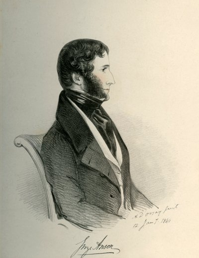 George Anson, 1840 de Richard James Lane