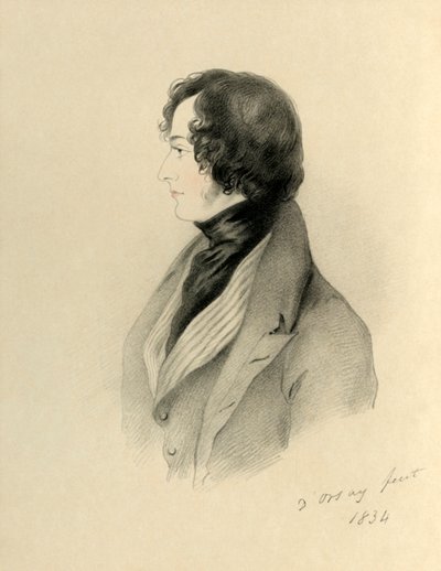El Honorable Benjamin Disraeli MP, 1834 de Richard James Lane