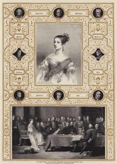 El Primer Consejo de Su Majestad la Reina, Palacio de Kensington, 20 de junio de 1837 de Richard James Lane