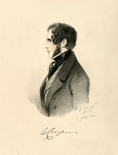 William Cowper, 1842 de Richard James Lane
