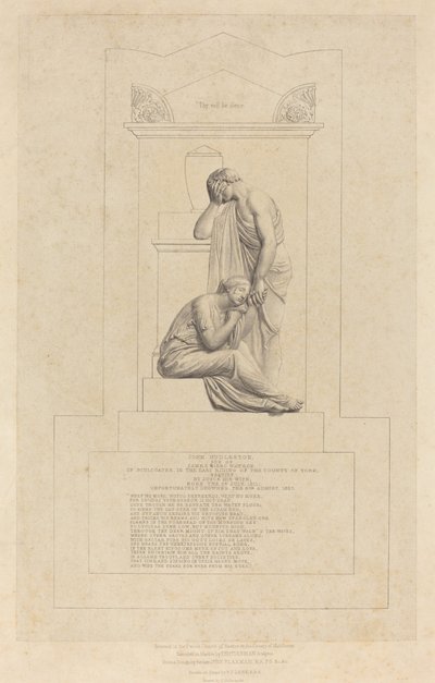 Monumento a John Hudleston de Richard James Lane after John Flaxman