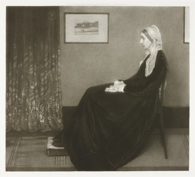 Arreglo en gris y negro nº 1: Retrato de la madre del artista de Richard Josey