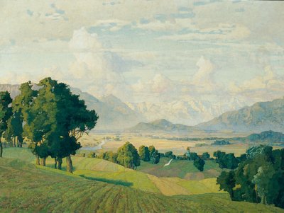 Paisaje en la Alta Baviera de Richard Kaiser