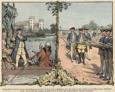 Príncipe heredero Federico de Prusia en Rheinsberg y Neuruppin de Richard Knoetel