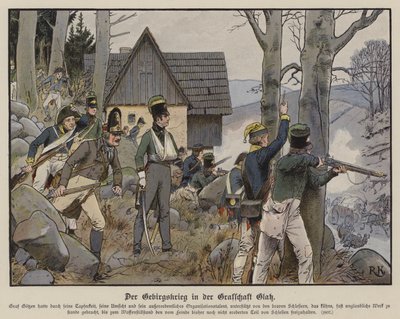 Guerra de guerrillas en el país montañoso de Glatz de Richard Knotel