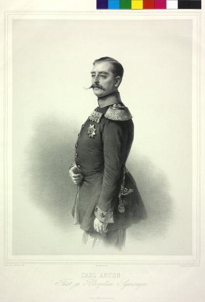 Carl Anton Príncipe de la Casa de Hohenzollern Sigmaringen de Richard Lauchert
