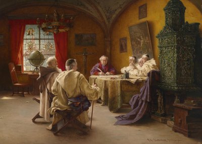 Escribanía en el monasterio de Richard Linderum