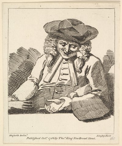 Un párroco uniendo las manos de dos personas, octubre 1788 de Richard Livesay