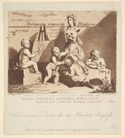 Niños Espiando a la Naturaleza, 1782 de Richard Livesay