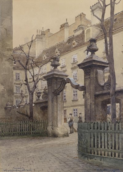 El Heiligenkreuzerhof en Viena de Richard Moser