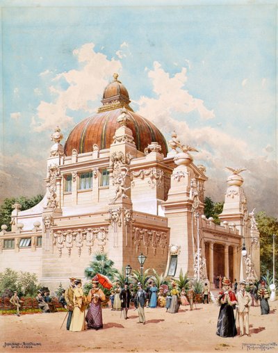 La Exposición del Jubileo en Viena 1898: Pabellón de la Ciudad de Viena de Richard Moser