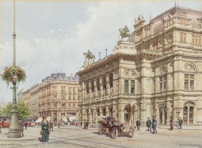 Viena, Opernring, 1914 de Richard Moser