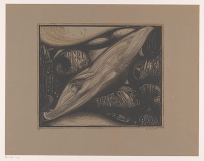 Buceador de perlas de Richard Nicolaüs Roland Holst (signed by artist)