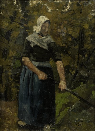 Una campesina con un palo de Richard Nicolaüs Roland Holst